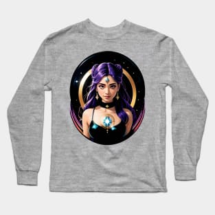 Meditation Girl 01 Long Sleeve T-Shirt